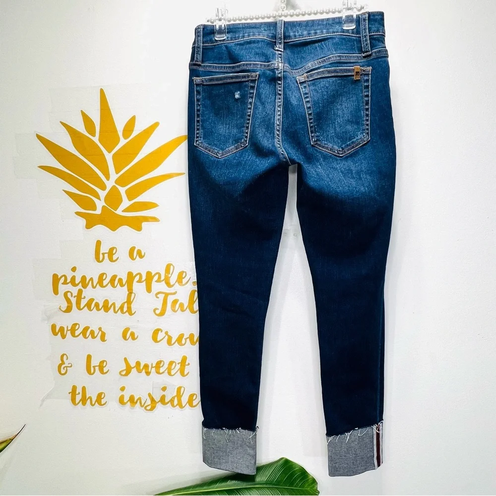 JOE’S JEANS “The Charlie” High Rise Cropped Cuff Denim Jean Size 26